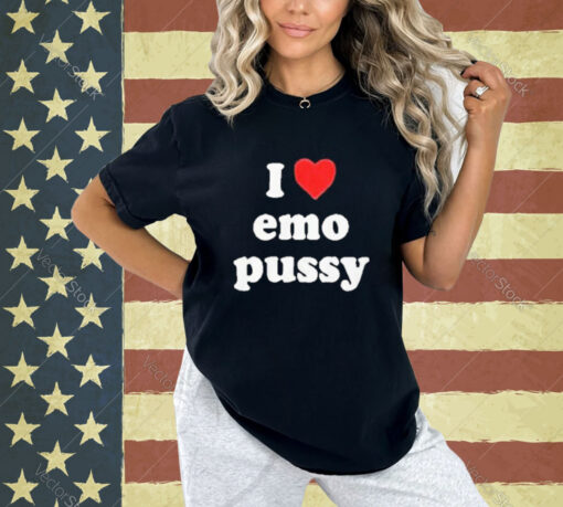 Official Pikaro I Love Emo Pussy T-Shirt