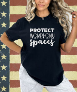 Official Protect Women Only Spaces Black T-Shirt
