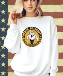 Official Purdue University Boilermakers Mascot Pittsburgh Steelers Logo T-shirt