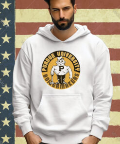 Official Purdue University Boilermakers Mascot Pittsburgh Steelers Logo T-shirt