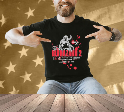 Official Resident Evil 2 Biohazard 2 Capcom January 21 1998 T-shirt