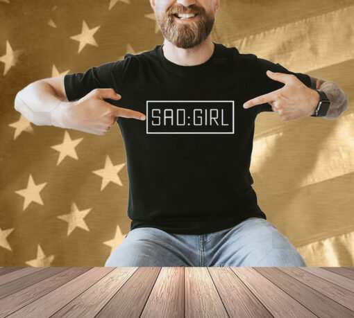 Official Ryan Clark Wearing Sad Girl T-Shirt