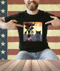 Official Shadow The Hedgehog And Cat T-Shirt