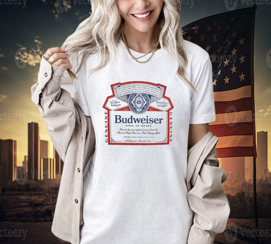 Official States Of The United Budweiser King Of Beers Logo 2024 T-shirt