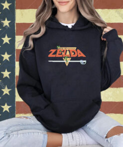 Official The Legend of Zelda 8-bit Logo Pixel T-shirt