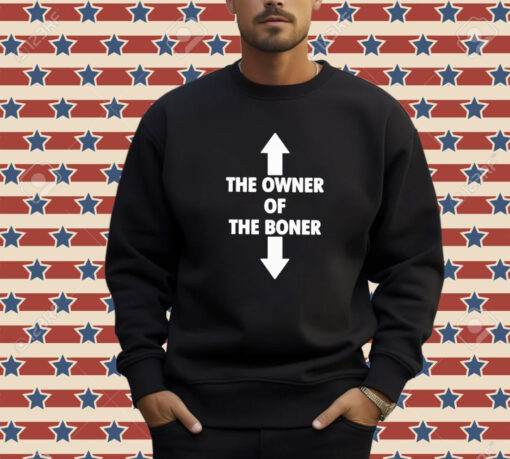 Official The Owner Is Of The Boner Is Down 2024 T-shirt