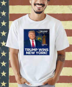 Official Trump Wins New York Trump Make America Great Again 2024 T-shirt