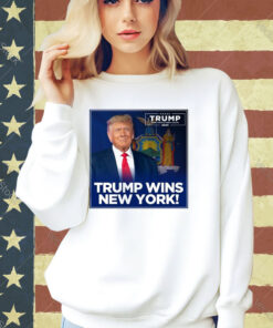 Official Trump Wins New York Trump Make America Great Again 2024 T-shirt