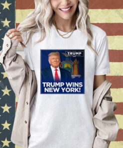 Official Trump Wins New York Trump Make America Great Again 2024 T-shirt