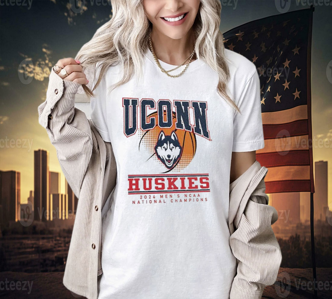 Official Uconn Huskies Gameday Couture Women’s 2024 Ncaa Men’s Basketball National Champions Oversized T-Shirt