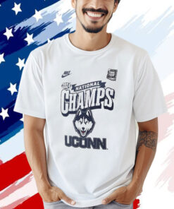 Official Uconn Huskies Nike Youth 2024 Ncaa Men’s Basketball National Champions Retro T-Shirt