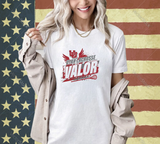 Official Utah Lacrosse Valor Logo T-shirt