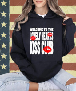 Official Welcome To The Lovely Heart Kiss Club T-Shirt