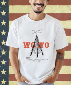 Official Wowo Emergency Broadcast System 1190 Fort Wayne Indiana T-shirt