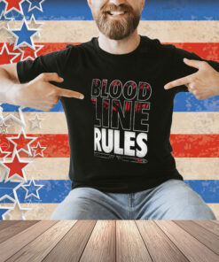 Official Wrestlemania 40 Bloodline Rules T-Shirt
