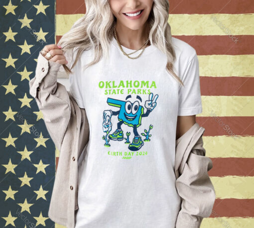 Oklahoma State Parks Earth Day 2024 T-Shirt
