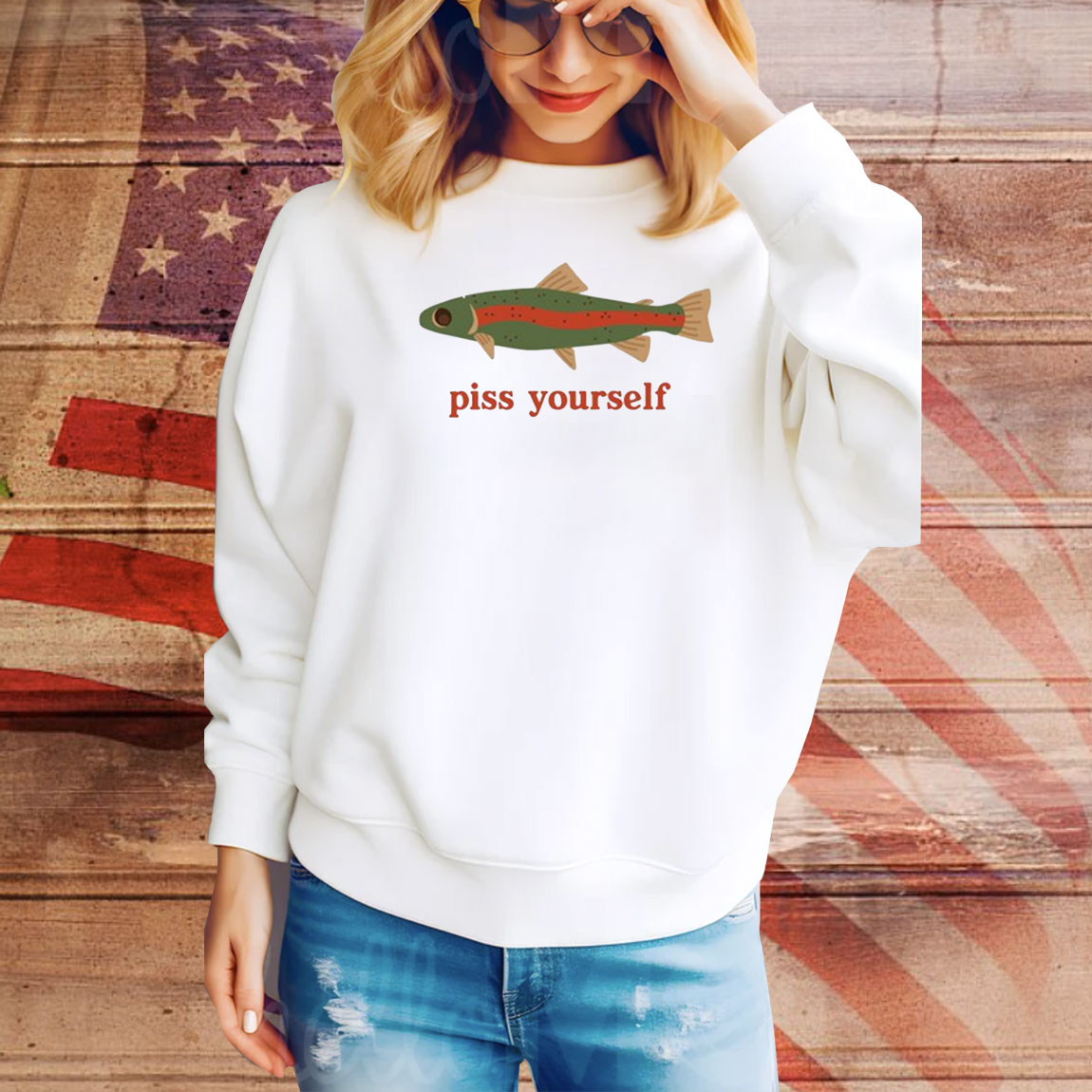 Piss Yourself Fish Hoodie Shirts