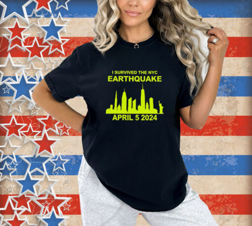 Skill Issue I Survived The Nyc Earthquake April 5Th 2024 T-Shirt