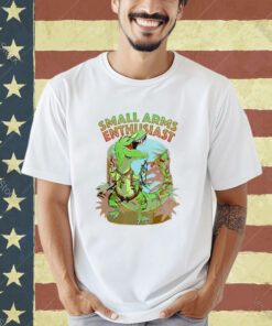 Small Arms Enthusiast Funny T-rex Dinosaur Gun T-Shirt