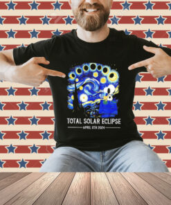 Snoopy and Woodstock total solar eclipse 2024 T-Shirt