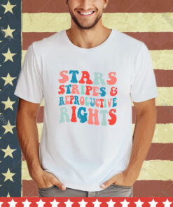 Stars Stripes Reproductive Rights Patriotic 4th Of July T-Shirt