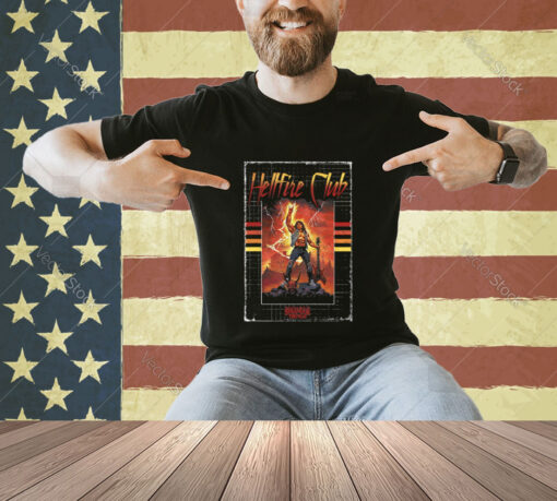 Stranger Things 4 Eddie Munson Hellfire Club Guitar Power T-Shirt