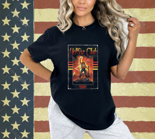 Stranger Things 4 Eddie Munson Hellfire Club Guitar Power T-Shirt