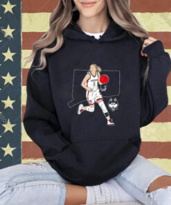 UConn Basketball Paige Bueckers Super Star Pose – Licensed T-Shirt