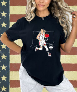 UConn Basketball Paige Bueckers Super Star Pose – Licensed T-Shirt