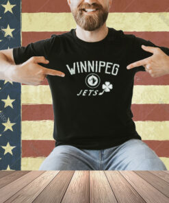 Winnipeg Jets Levelwear Youth St. Patrick’s Day Little Richmond Clover T-Shirt