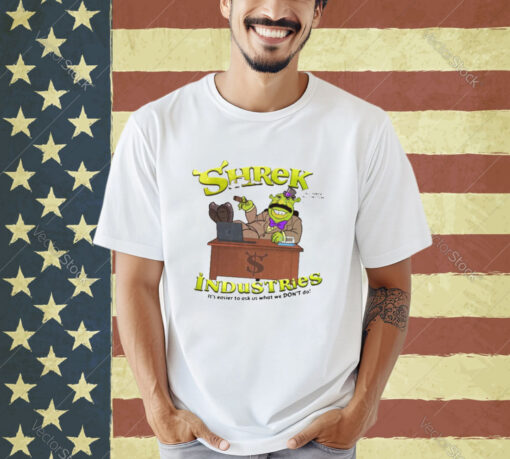 $hrek Industries Cartoon Art Shrek T-shirt