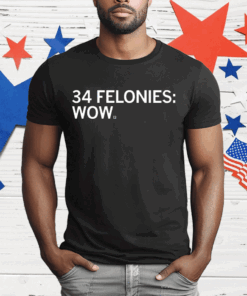 34 Felony Counts Wow T-Shirt