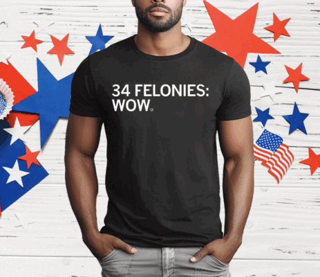 34 Felony Counts Wow T-Shirt