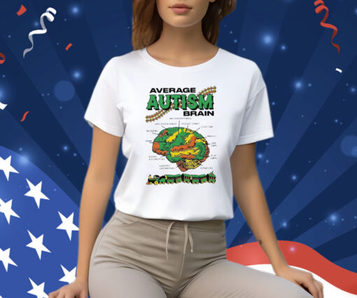 Average Autism Brain Train Shirts