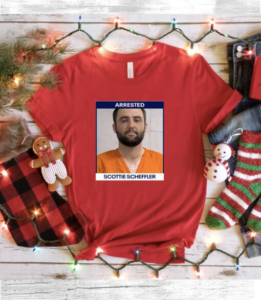 Arrested Scottie Scheffler Mugshot T-Shirt