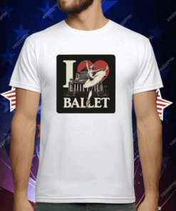 Artelize I Love Ballet T-Shirt