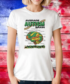 Average Autism Brain Hoodie Tee Shirt