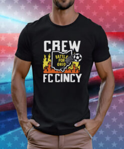 Battle For Ohio Crew and FC Cincy Tee Shirt