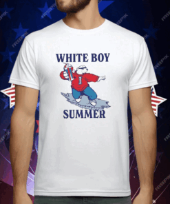 Bear White Boy Summer T-Shirt