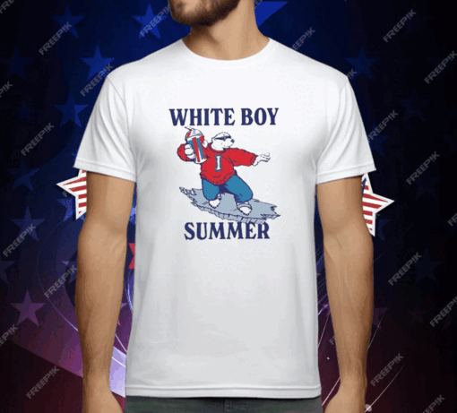 Bear White Boy Summer T-Shirt