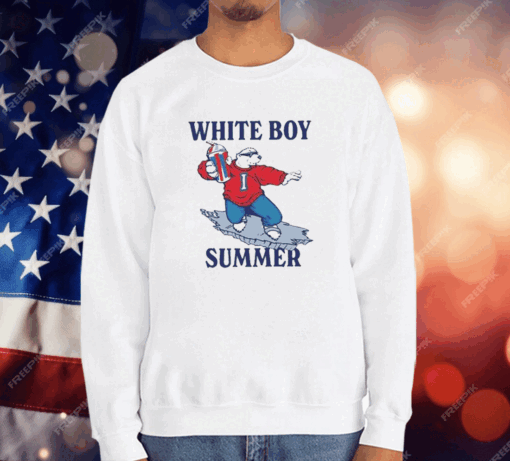 Bear White Boy Summer T-Shirt