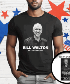 Bill Walton 1952-2024 Thank You For The Memories Print 2 Sided T-Shirt