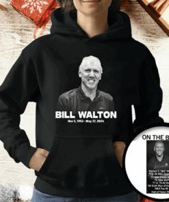 Bill Walton 1952-2024 Thank You For The Memories Print 2 Sided T-Shirt