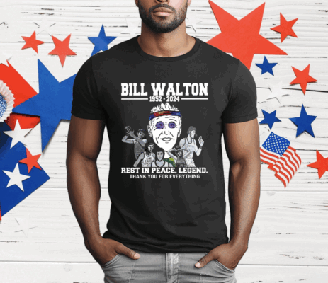 Bill Walton Rest In Peace Legend Thank You For Everything Ladies Boyfriend T-Shirt