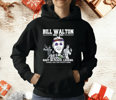 Bill Walton Rest In Peace Legend Thank You For Everything Ladies Boyfriend T-Shirt