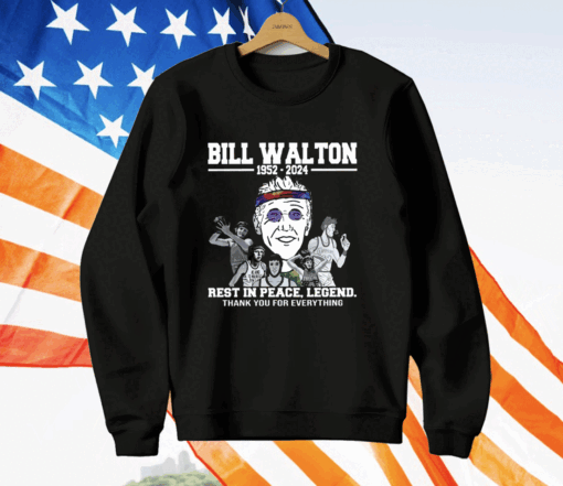 Bill Walton Rest In Peace Legend Thank You For Everything Ladies Boyfriend T-Shirt