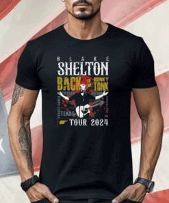 Blake Shelton Back To The Honky Tonk Tour 2024 Shirt