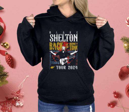 Blake Shelton Back To The Honky Tonk Tour 2024 Shirt