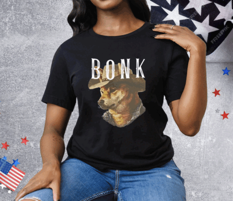 Bonk Cowboy Dog Tee  Shirt