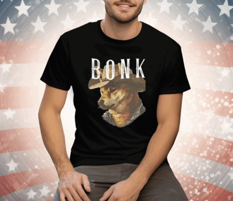 Bonk Cowboy Dog Tee  Shirt